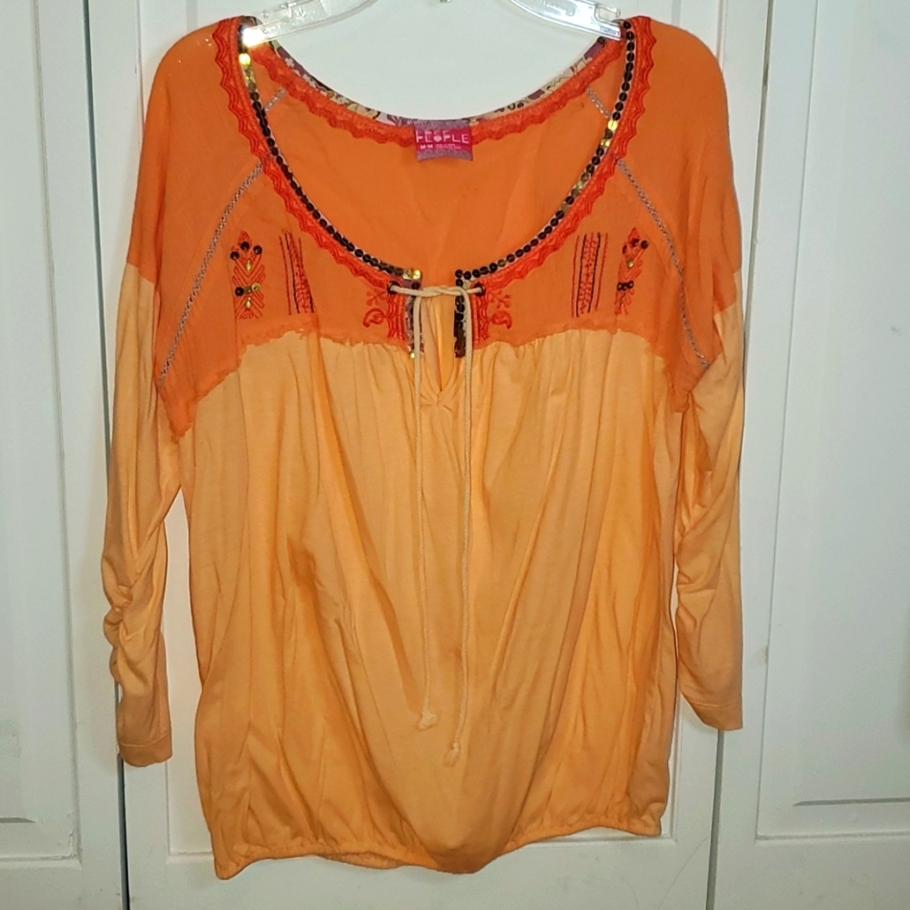 Free People Crepe Top - Medium